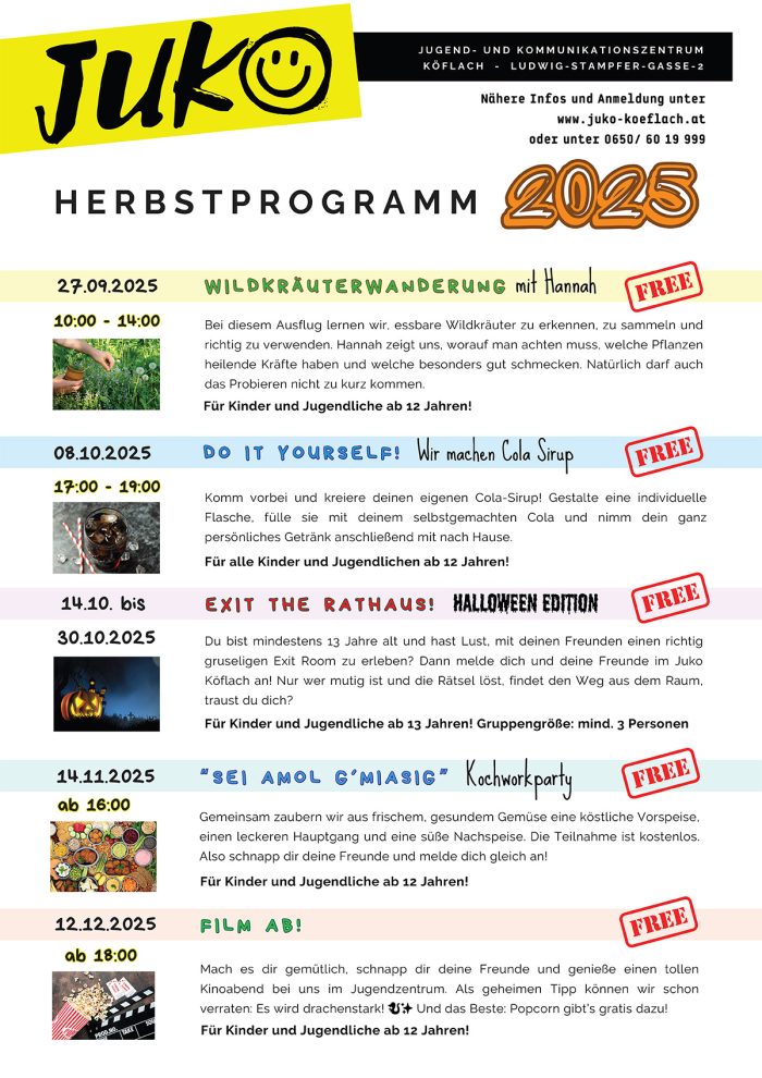 Herbstprogramm_JUKO_Koeflach_2025_web